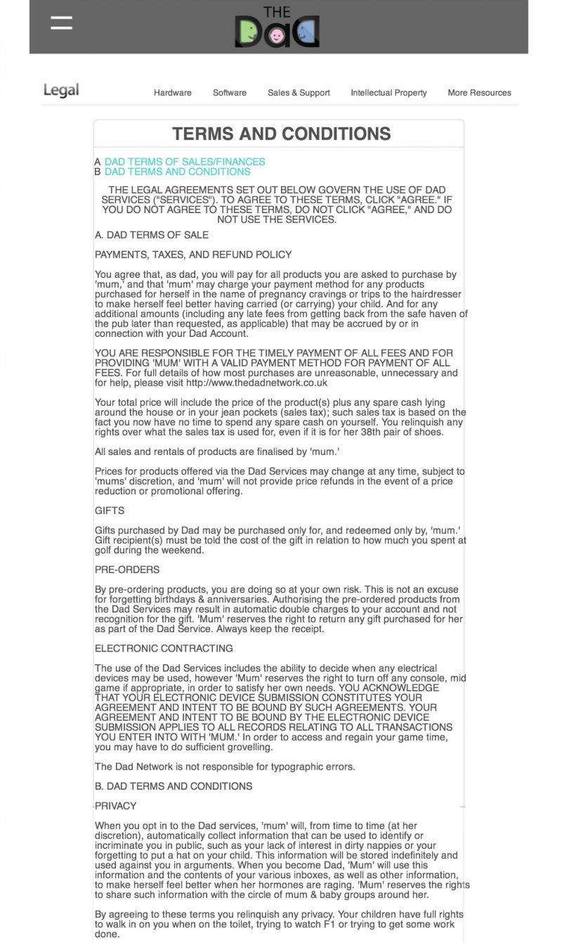 Dad Terms & Conditions Thumbnail