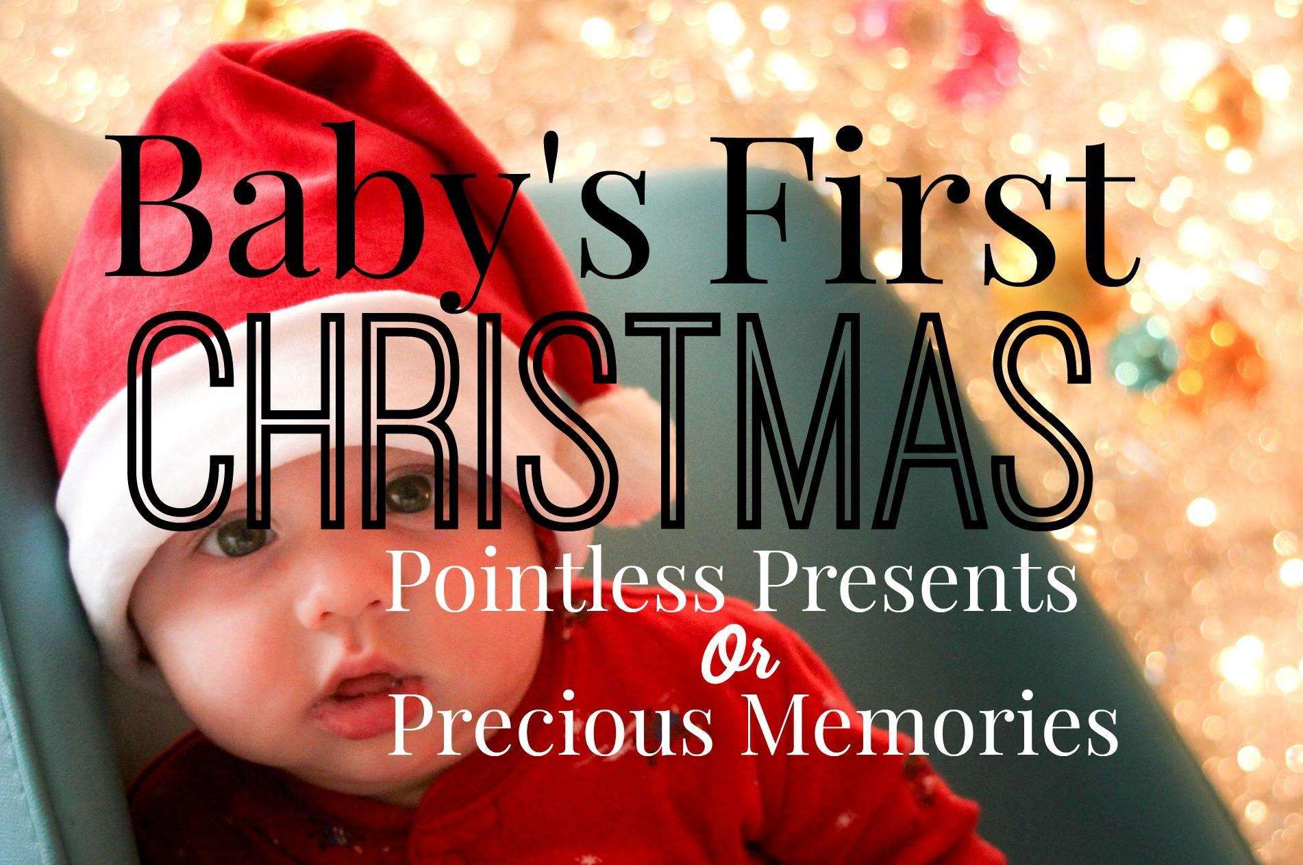 Baby's first Christmas featrured