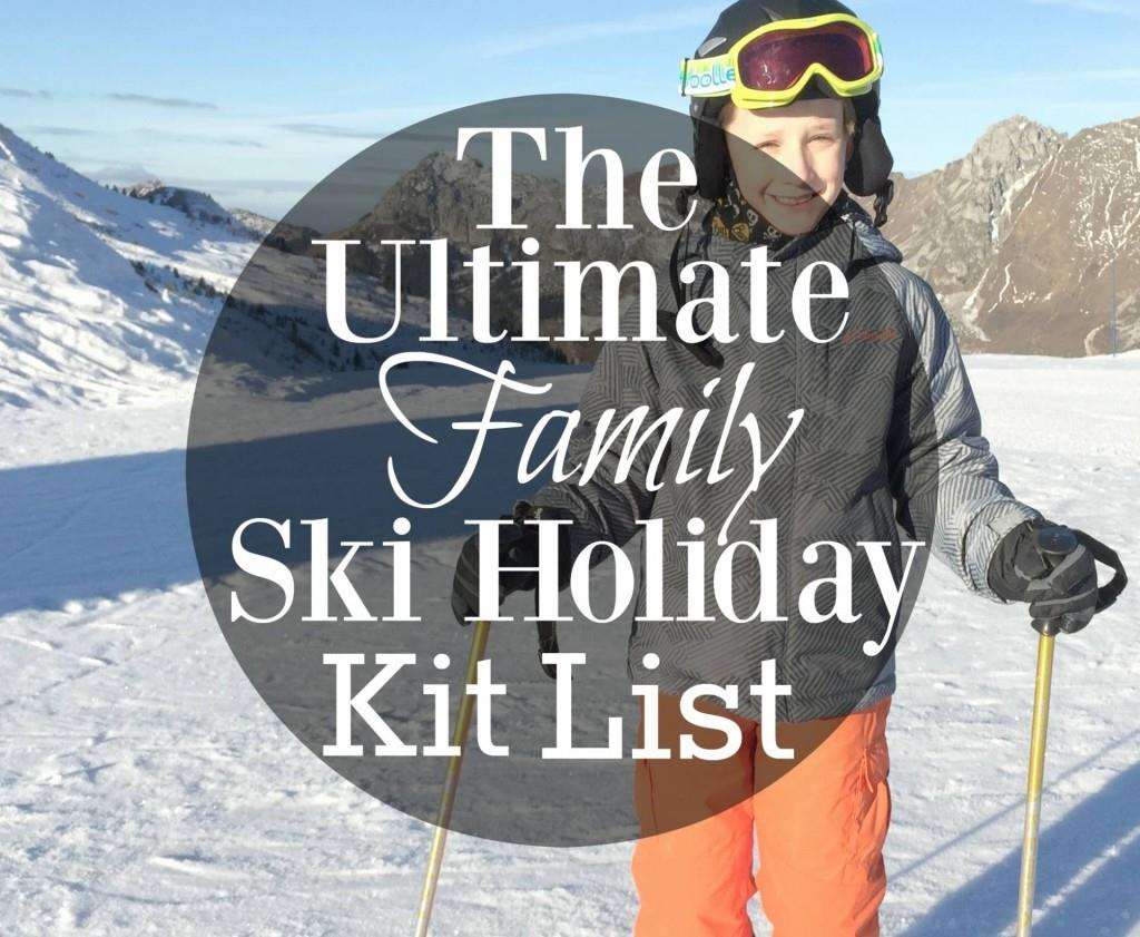 Family ski holiday kit FT