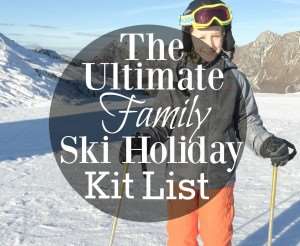 Family ski holiday kit FT