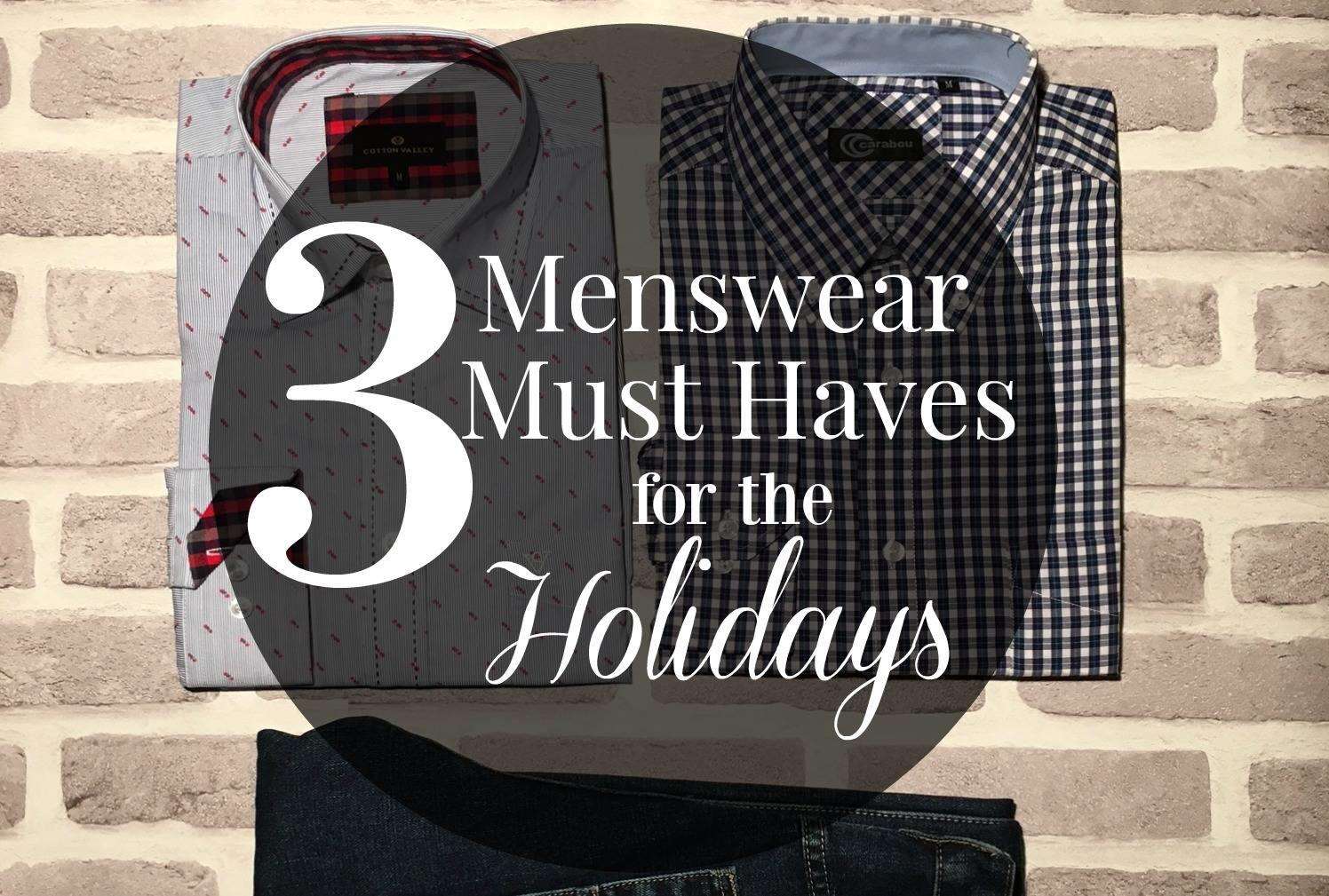Menswear must haves FT