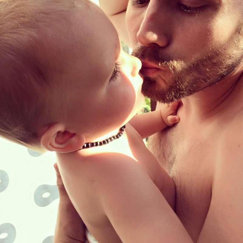 Kissing your child on the lips