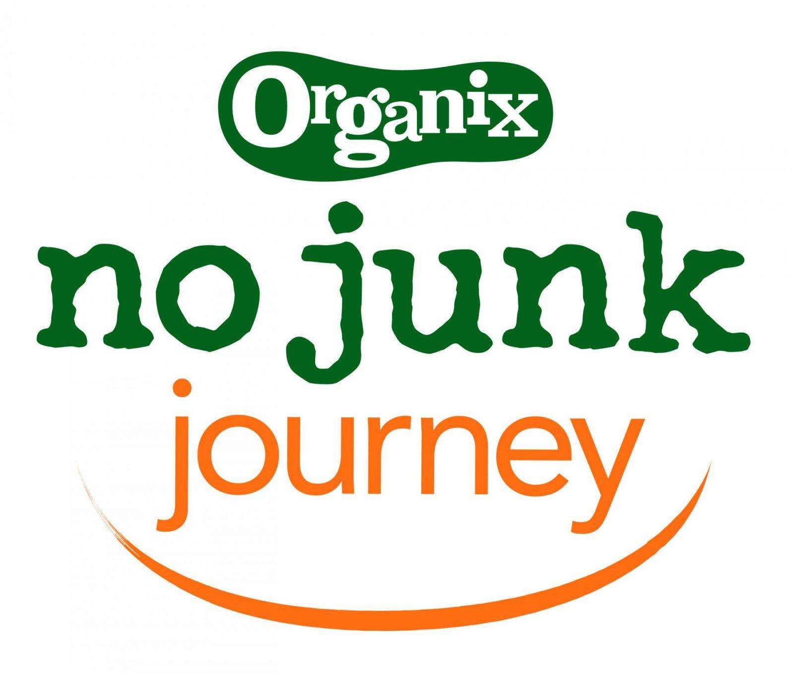 Organix NoJunkJourney Logo Orange