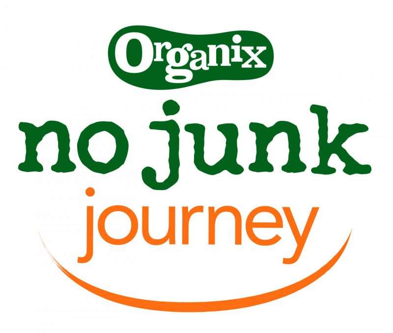 Organix NoJunkJourney Logo Orange