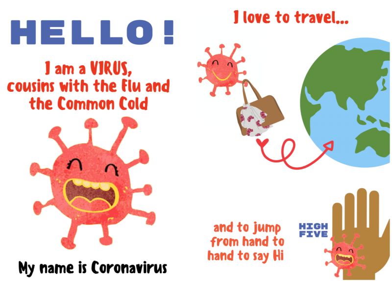 Free book to explain Covid-19 19 to children