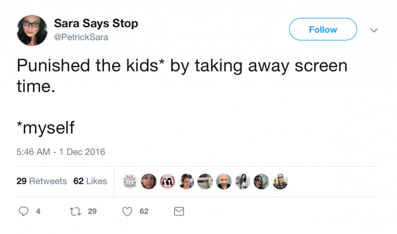 hilarious honest tweets about screen time