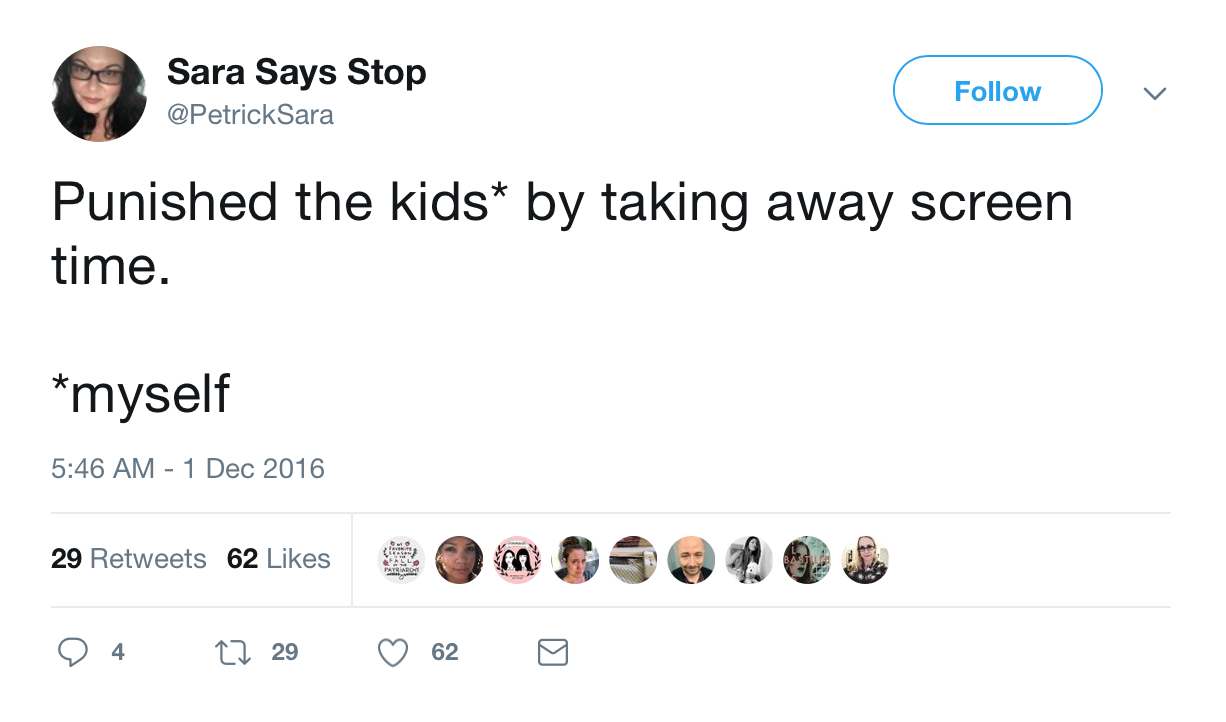 hilarious honest tweets about screen time