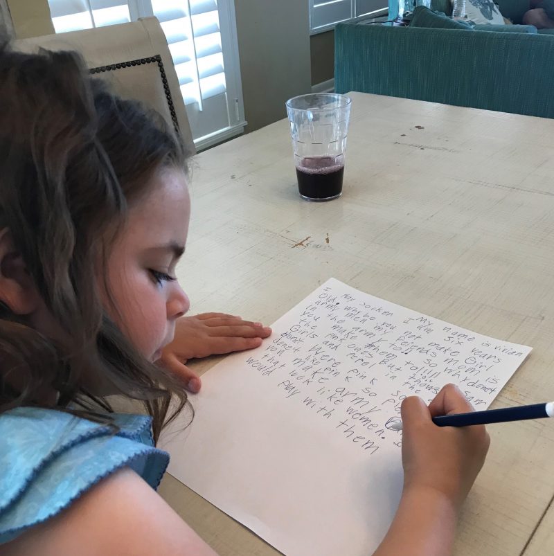 A six-year-old girl from the United States has challenged three toy companies over a lack of female military figures.