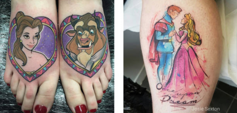 Most popular Disney tattoos