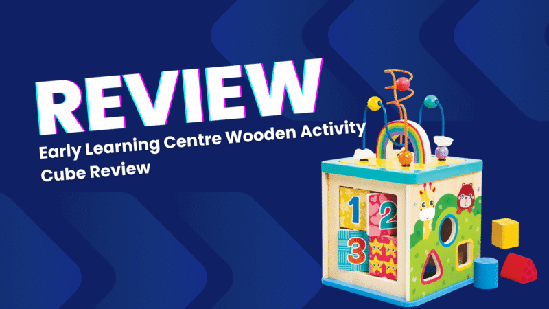 Early learning centre wooden activity cube review