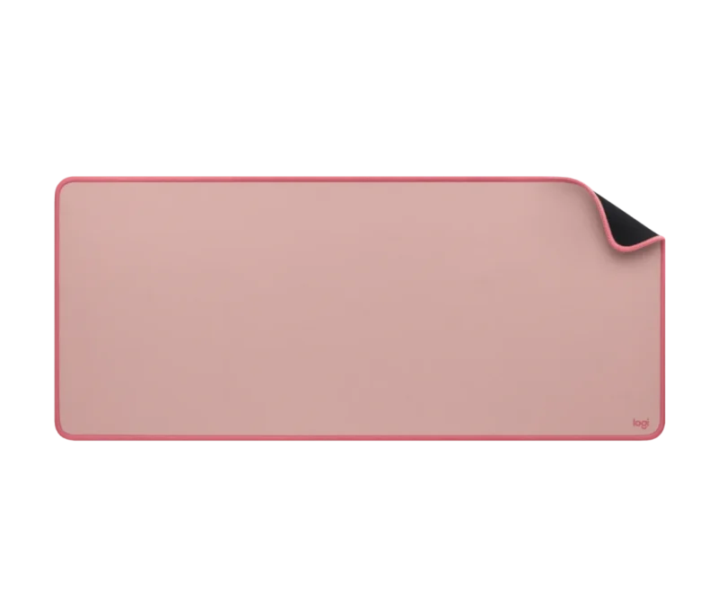 Logitech desk mat studio series curl view dark rose