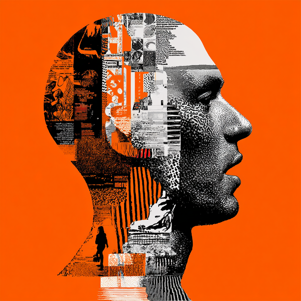 U4755218744 the voice in your head. Male head. fun infographi 71756404 b43e 4277 9d84 8f627d4ac940