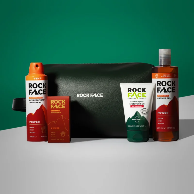Main ProductShoot Rockface WashBag Group ColourBG