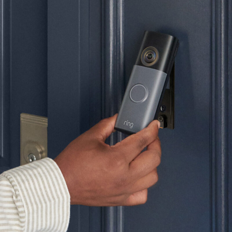 Ring battery doorbell 2nd gen lifestyle installation 1500x1500