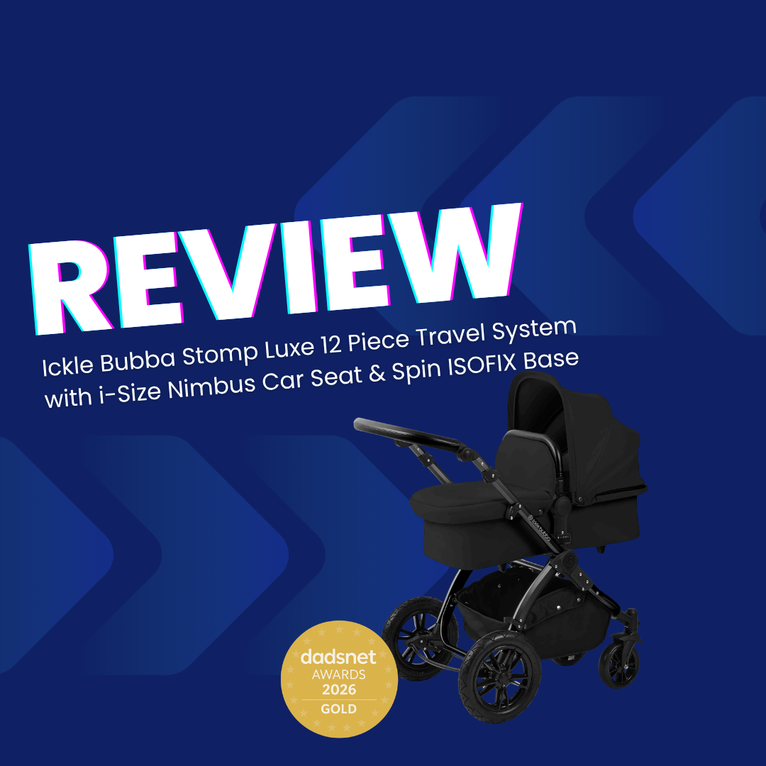 Ickle Bubba Stomp Luxe 12 Piece Travel System with i Size Nimbus Car Seat & Spin ISOFIX Base