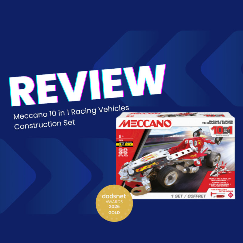 Meccano 10 in 1 Racing Vehicles Construction Set