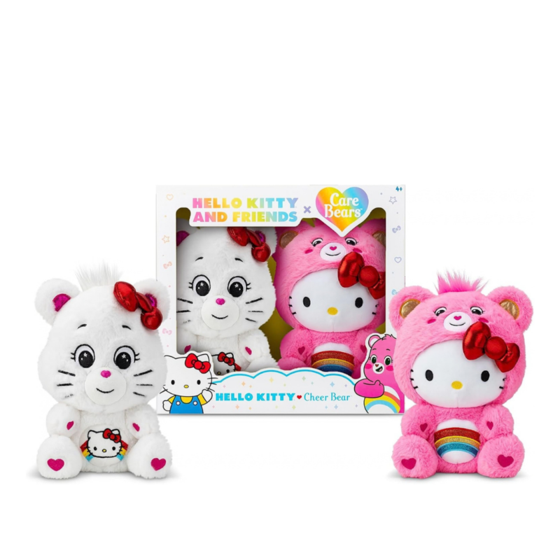 Care bears hello kitty cheer