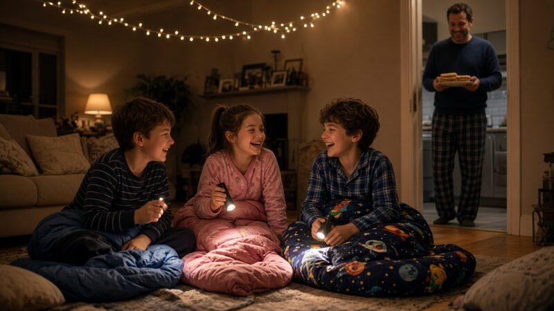 Sleepover dads featured